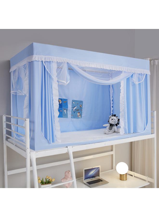 Bluejw Wholesale Female Student Mosquito Net Bed Curtain Integrated Bed Curtain Dormitory University All-inclusive Strong Shading Curtain Dormitory Bunk - Image 3