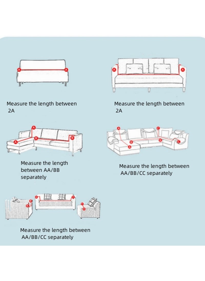 KUYING - New Four Seasons Elastic Sofa Cover Full Package - Image 1