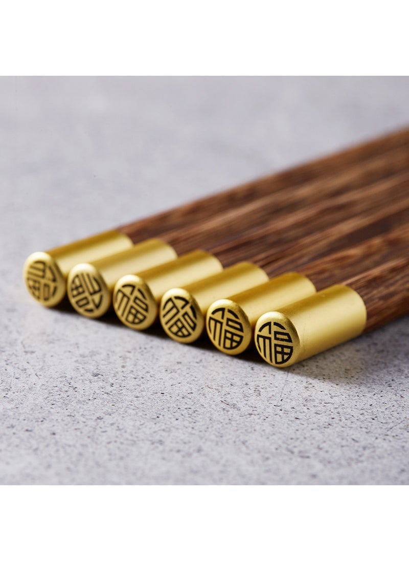 Elegant Wooden Chopsticks 10 Pairs Set Dome Fu 10 pairs of 5 boxes - pzsku/Z1AB44F9D573136D49FDBZ/45/_/1735537966/70c0a079-7f73-48d1-9be8-003075177e90