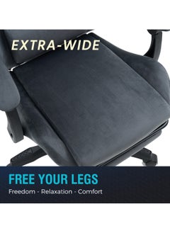 ACPLAY Ergonomic Gaming Chair with Footrest, High-Back Design, Adjustable Recline, Breathable & Comfortable Fabric, Lumbar Support, Large Size for Adults  - Image 3