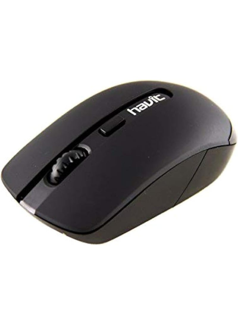هافيت ماوس هافيت اللاسلكي، أسود - HV-MS989GT للكمبيوتر واللاب توب