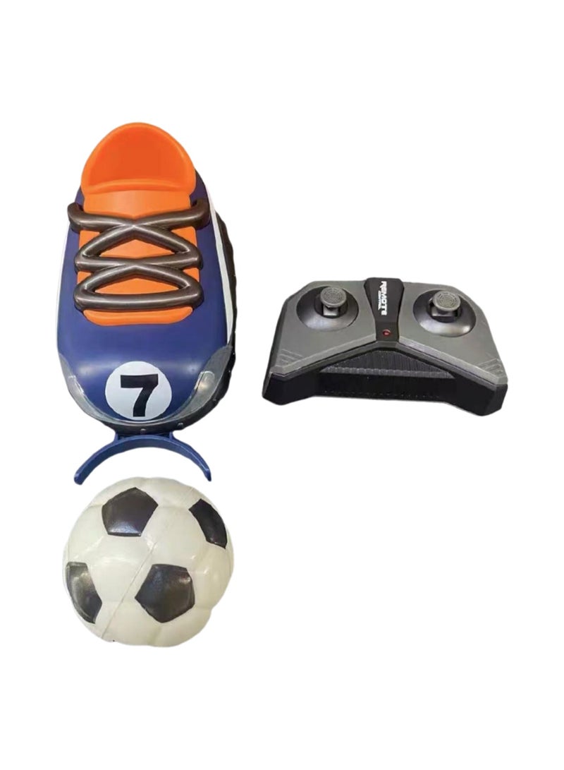 Remote Control Football Car Interactive Competition Remote Control Car Cool Light Chasing Competition Interactive Toy (Blue) - Image 4