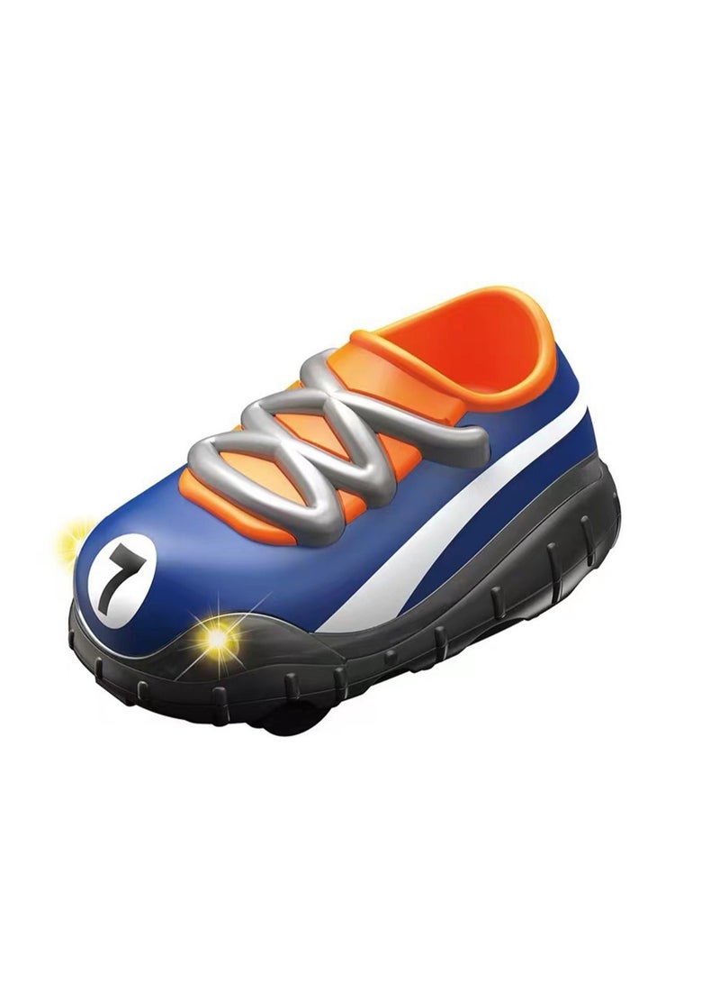 Remote Control Football Car Interactive Competition Remote Control Car Cool Light Chasing Competition Interactive Toy (Blue) - Image 1