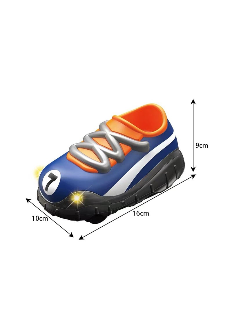 Remote Control Football Car Interactive Competition Remote Control Car Cool Light Chasing Competition Interactive Toy (Blue) - Image 2