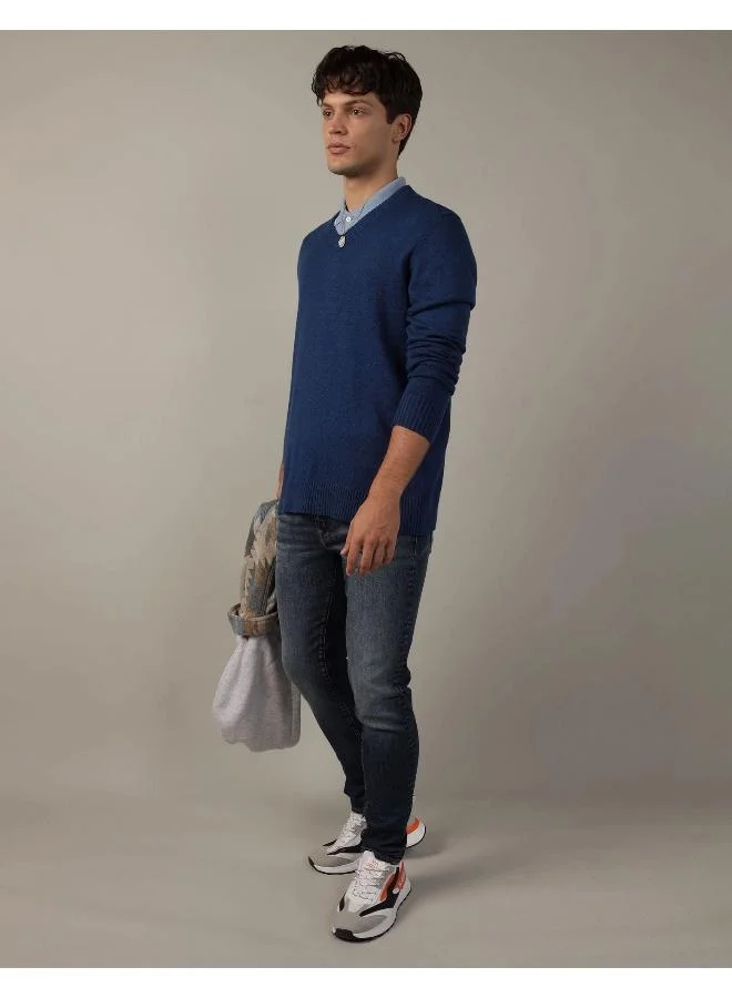 امريكان ايجل Super Soft V-Neck Sweater
