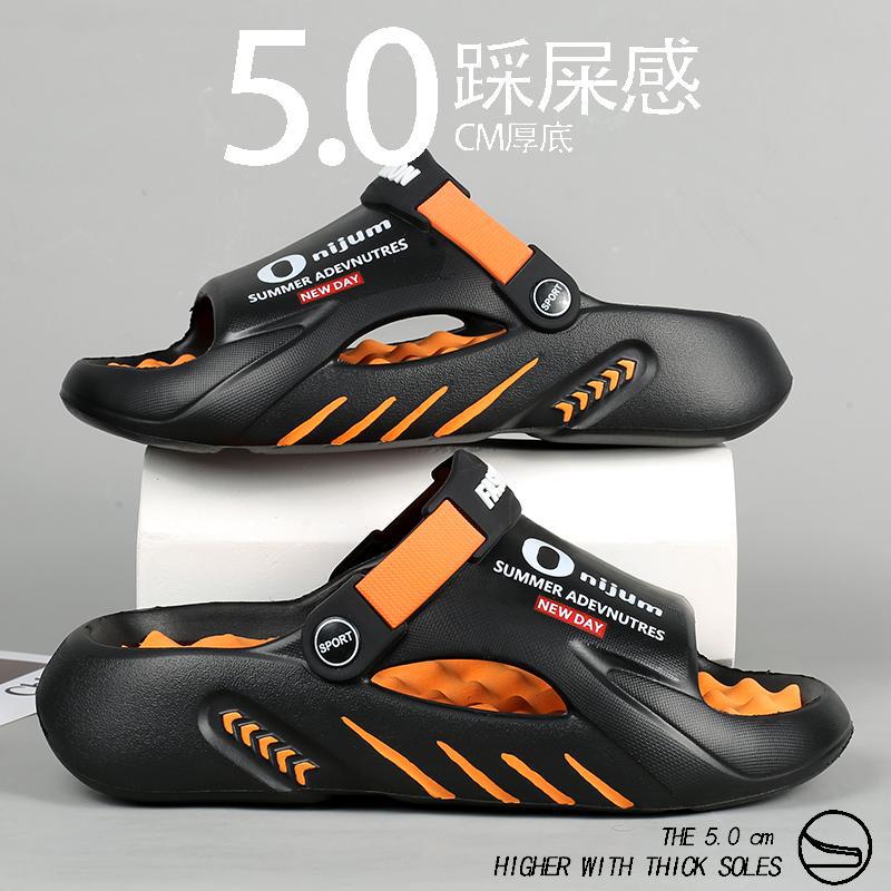 Dropshipping Slippers Style Internet Celebrity Casual Sports Slippers Fashionable Men'S Outer Wear Sandals - Image 2
