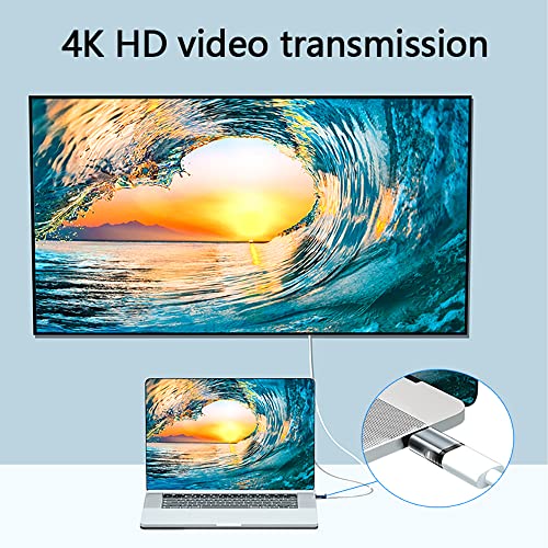 aucon USB C Magnetic Adapter Straight 24 pin 2 Pack PD 100W Fast Charging 10Gbs Data Transfer USB3.1 - Image 3