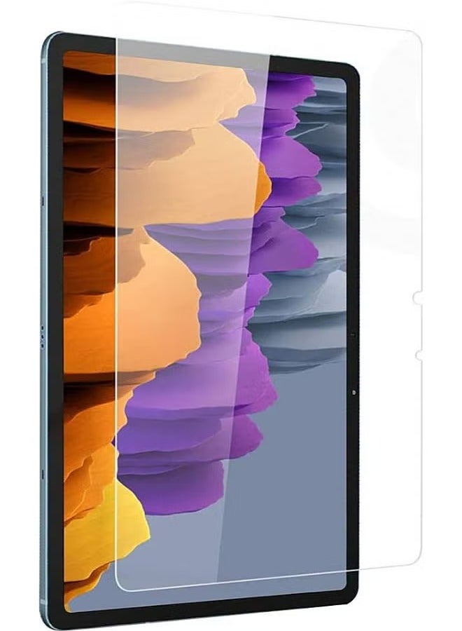شوبي Tempered Glass Screen Protector Compatible for Samsung Galaxy Tab S8 and Tab S7 