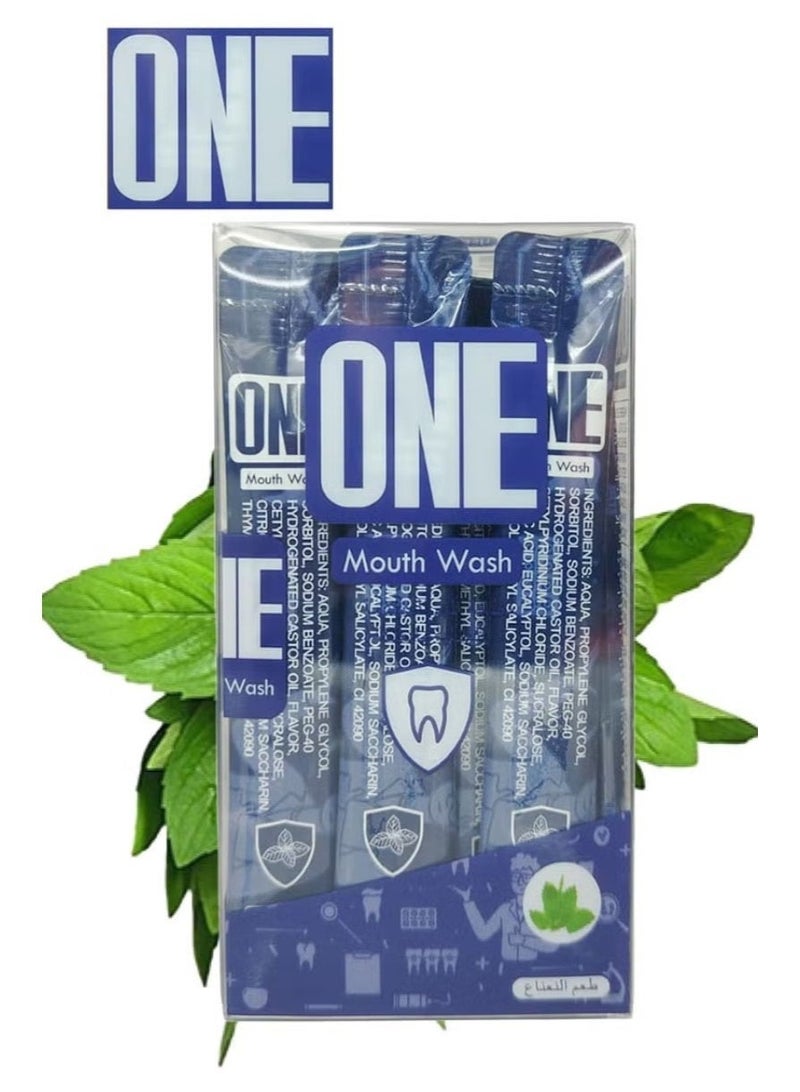 One Mouthwash Strips, Mint Flavor, 20 x 12 ml - Image 3