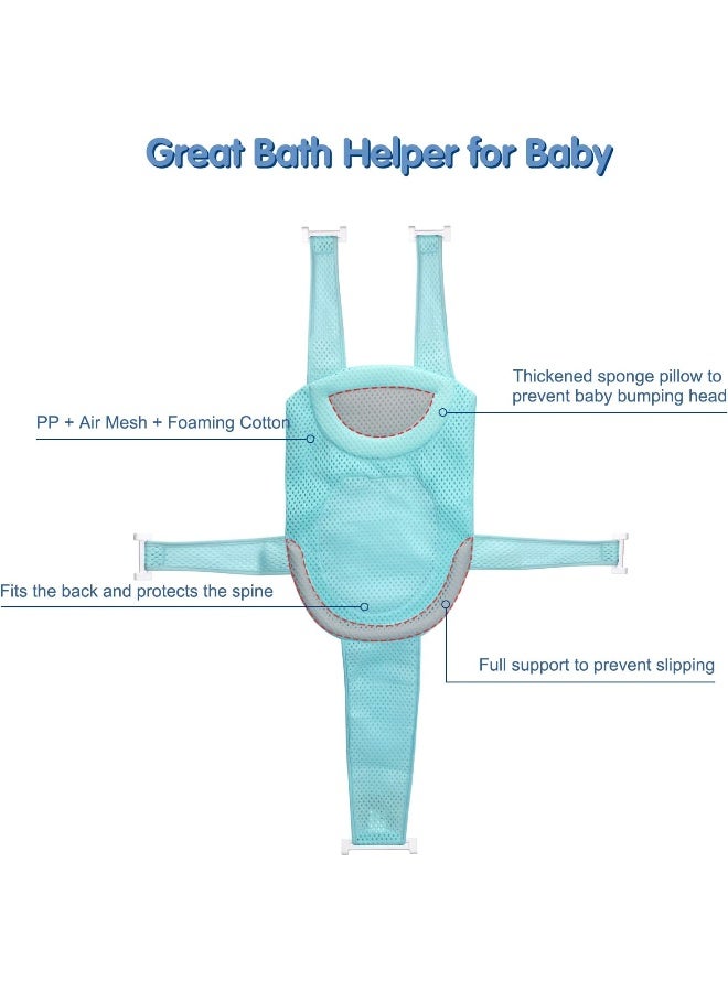 Colorlife Baby Bath Seat Support Net Infant Bathing Seat Support Mat - Image 4