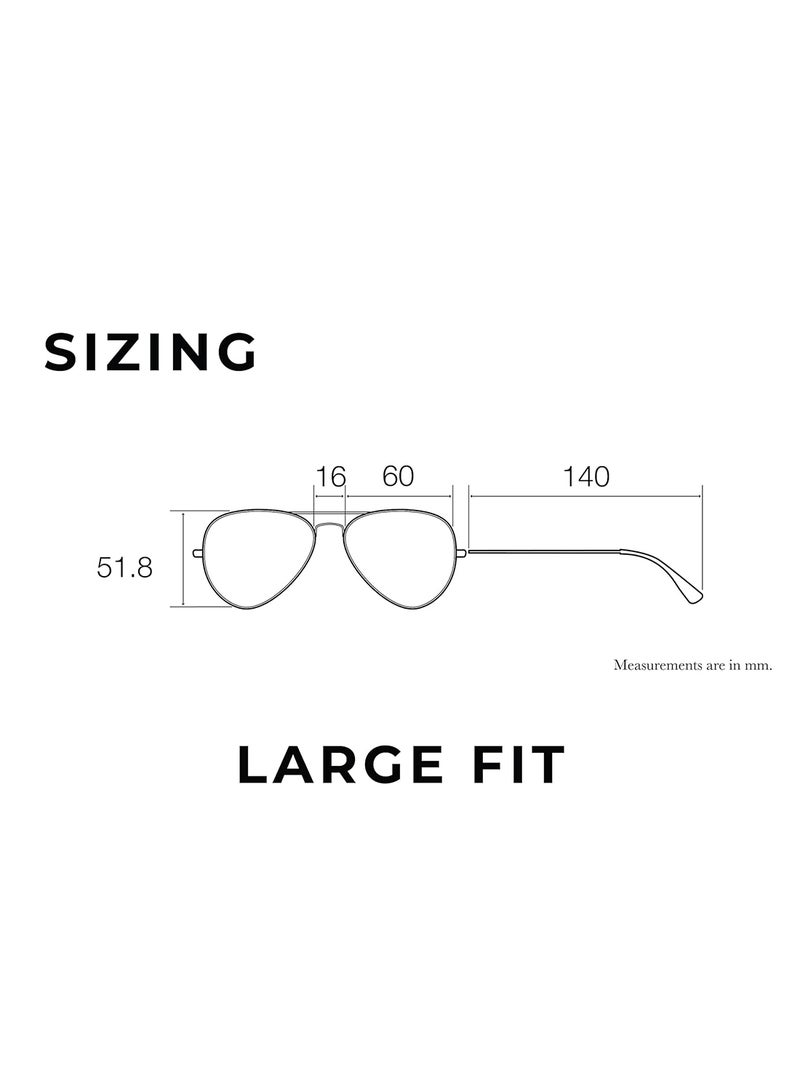 Radley نظارات شمسية نسائية كبيرة الحجم على شكل فراشة RDS-6500 بني 60 مم - Image 5