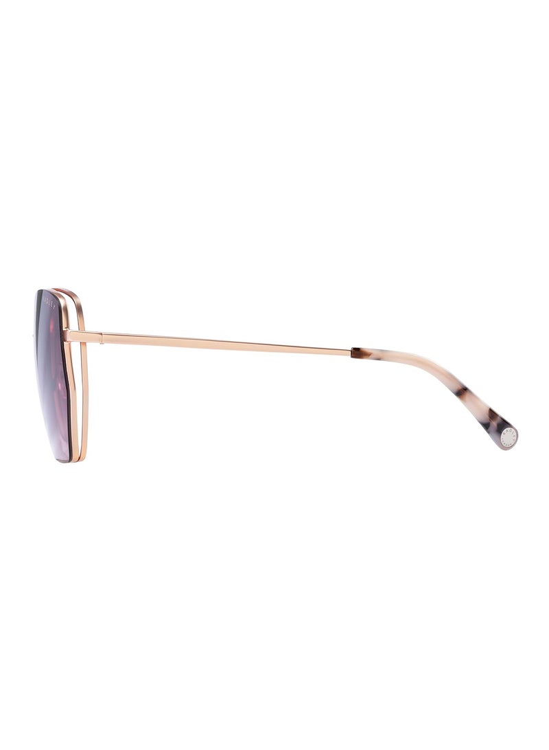 Radley نظارات شمسية نسائية كبيرة الحجم على شكل فراشة RDS-6500 بني 60 مم - Image 3