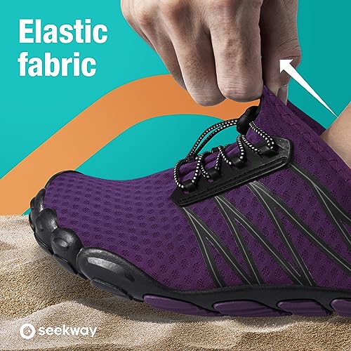 SEEKWAY Water Shoes Men Women Adult Quick-Dry Aqua Sock Barefoot for Beach Swim River Pool Lake Hiking Kayaking Surfing - Image 4