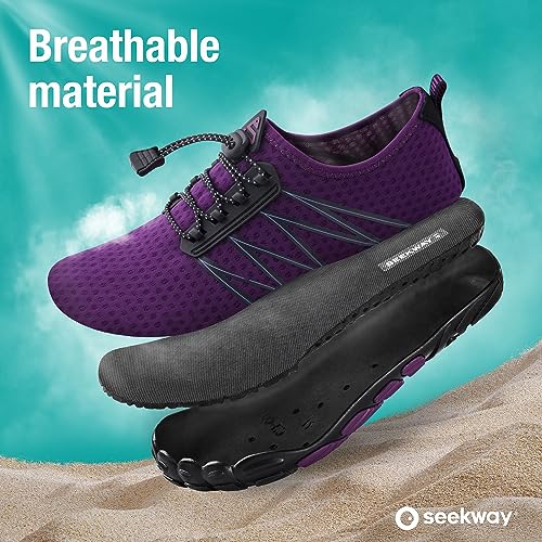 SEEKWAY Water Shoes Men Women Adult Quick-Dry Aqua Sock Barefoot for Beach Swim River Pool Lake Hiking Kayaking Surfing - Image 3