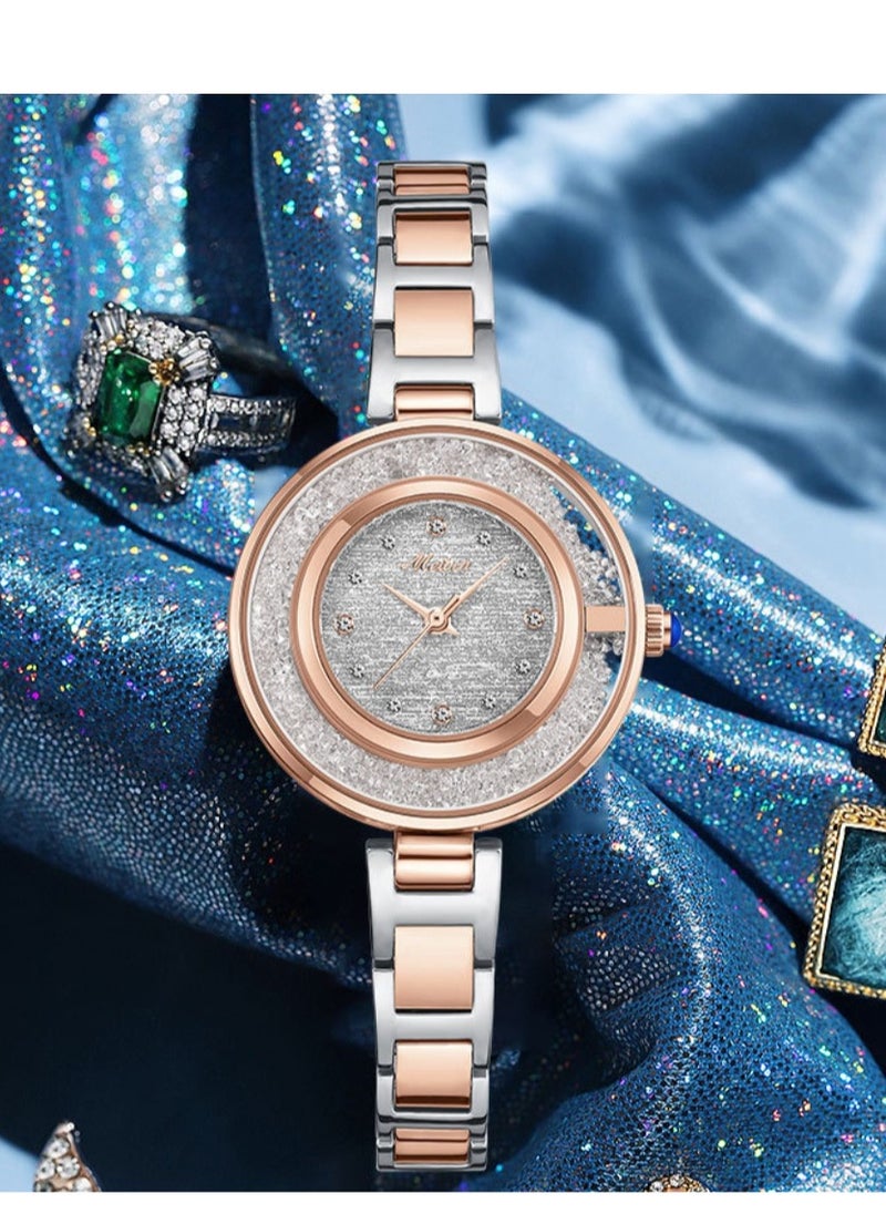 Meibin - Women's Fashion Diamond Inlaid Bracelet Watch - Image 1