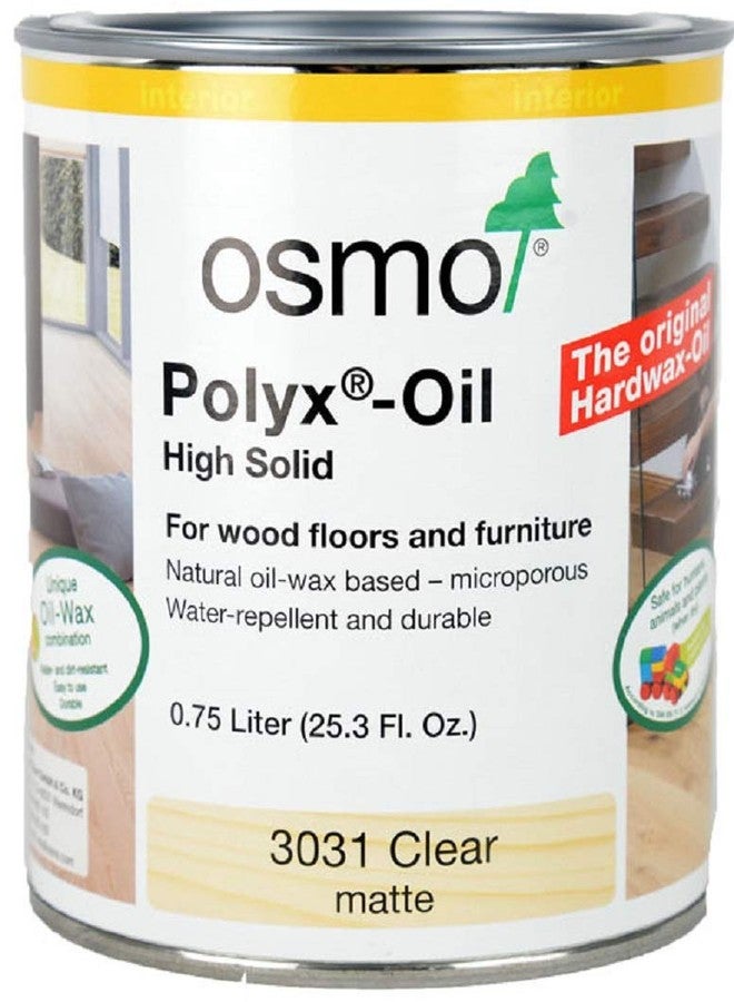 Osmo Polyx-Oil - 3031 Clear Matte - .75 Liter - Image 1
