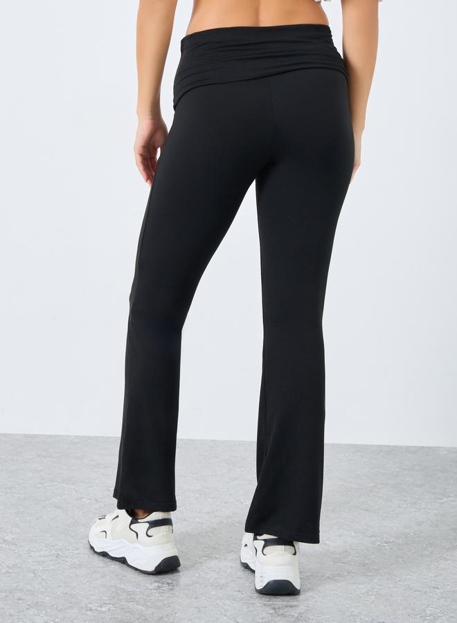 ستايلي ليقنز سادة بحافة واسعة - Image 4