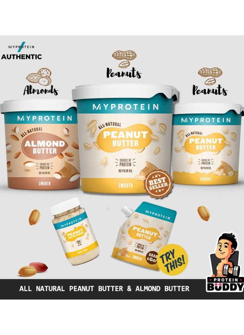 Myprotein - Smooth Natural Peanut Butter1KG - Image 1
