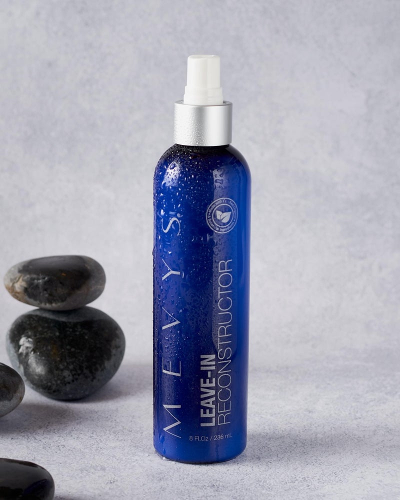 MEVYS Leave-in Reconstructor, 8 oz, Conditioner for Dry Damaged Hair, Spray Conditioner to Reduce Frizz and Detangle, Organic with Aloe Vera and Vitamin B5, Protects from Heating and Gives Smoothness - Image 4