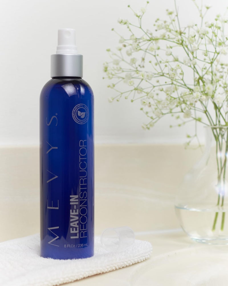 MEVYS Leave-in Reconstructor, 8 oz, Conditioner for Dry Damaged Hair, Spray Conditioner to Reduce Frizz and Detangle, Organic with Aloe Vera and Vitamin B5, Protects from Heating and Gives Smoothness - Image 5