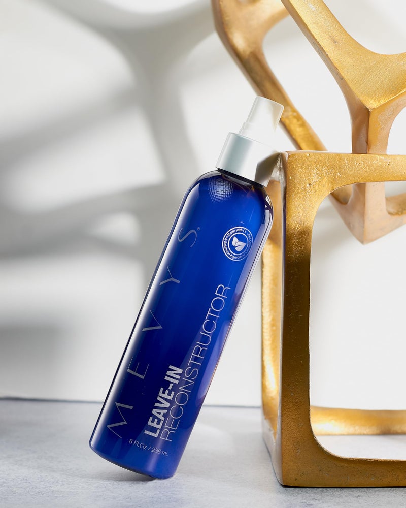 MEVYS Leave-in Reconstructor, 8 oz, Conditioner for Dry Damaged Hair, Spray Conditioner to Reduce Frizz and Detangle, Organic with Aloe Vera and Vitamin B5, Protects from Heating and Gives Smoothness - Image 2