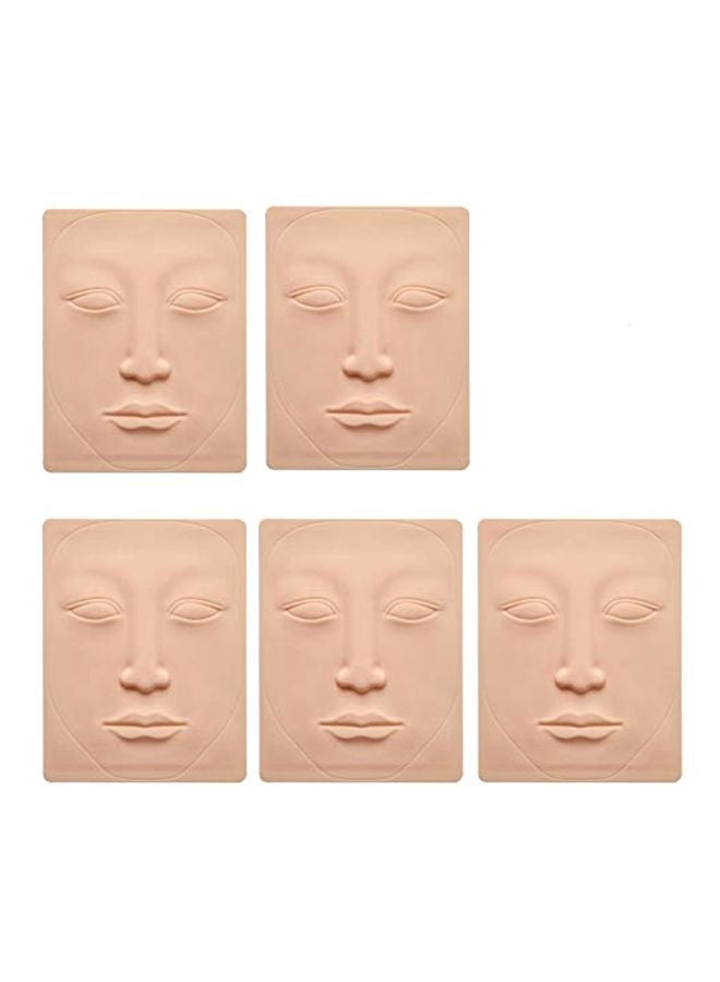 نيبمينينت 5-Piece Silicone Face For Practice Beige - Image 1