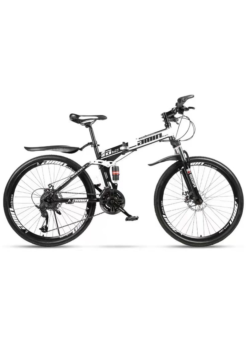 إي تي جي دراجة جبلية قابلة للطي 26 بوصة مع سرعة متغيرة ، دراجة امتصاص الصدمات - Image 2