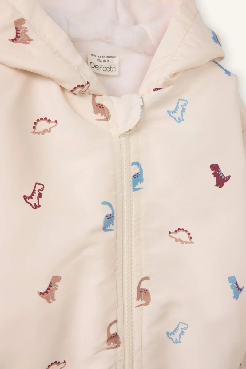 ديفاكتو Baby Boy Dinosaur Print Waterproof Raincoat