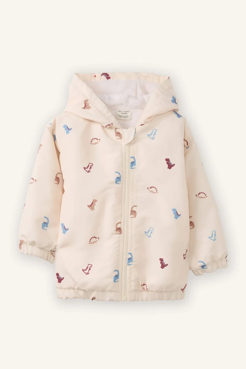 ديفاكتو Baby Boy Dinosaur Print Waterproof Raincoat