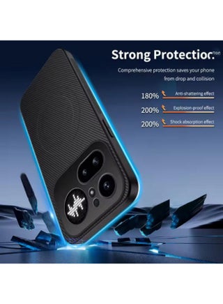For Nothing Phone 4A Pro tective Back Case Cover Soft Silicone Carbon Fiber Magnetic Case Phone Coques for Nothing Phone 4A Pro - view 4