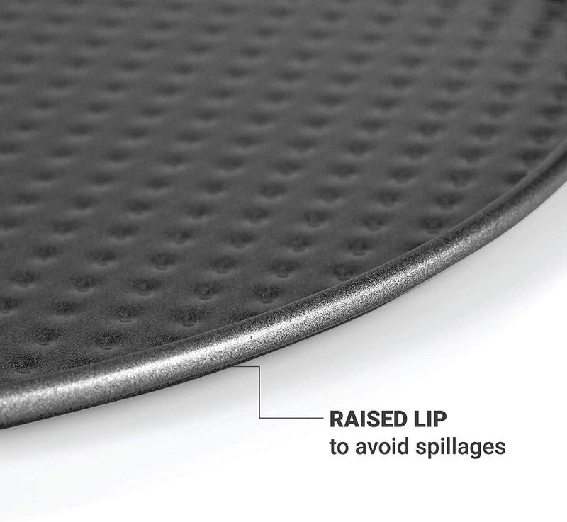 HAINE Non Stick Teflon Coated Spring Form Round Cake tins Mould for Baking Cakes, Pack of 3, Black, 18cm, 20cm, 22cm - Image 4