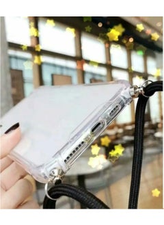 TahTicMer Xiaomi Poco X2 Compatible Case Silicone Rope Neck Strap Shock Absorbing Antishock Cover TPU  - Image 4