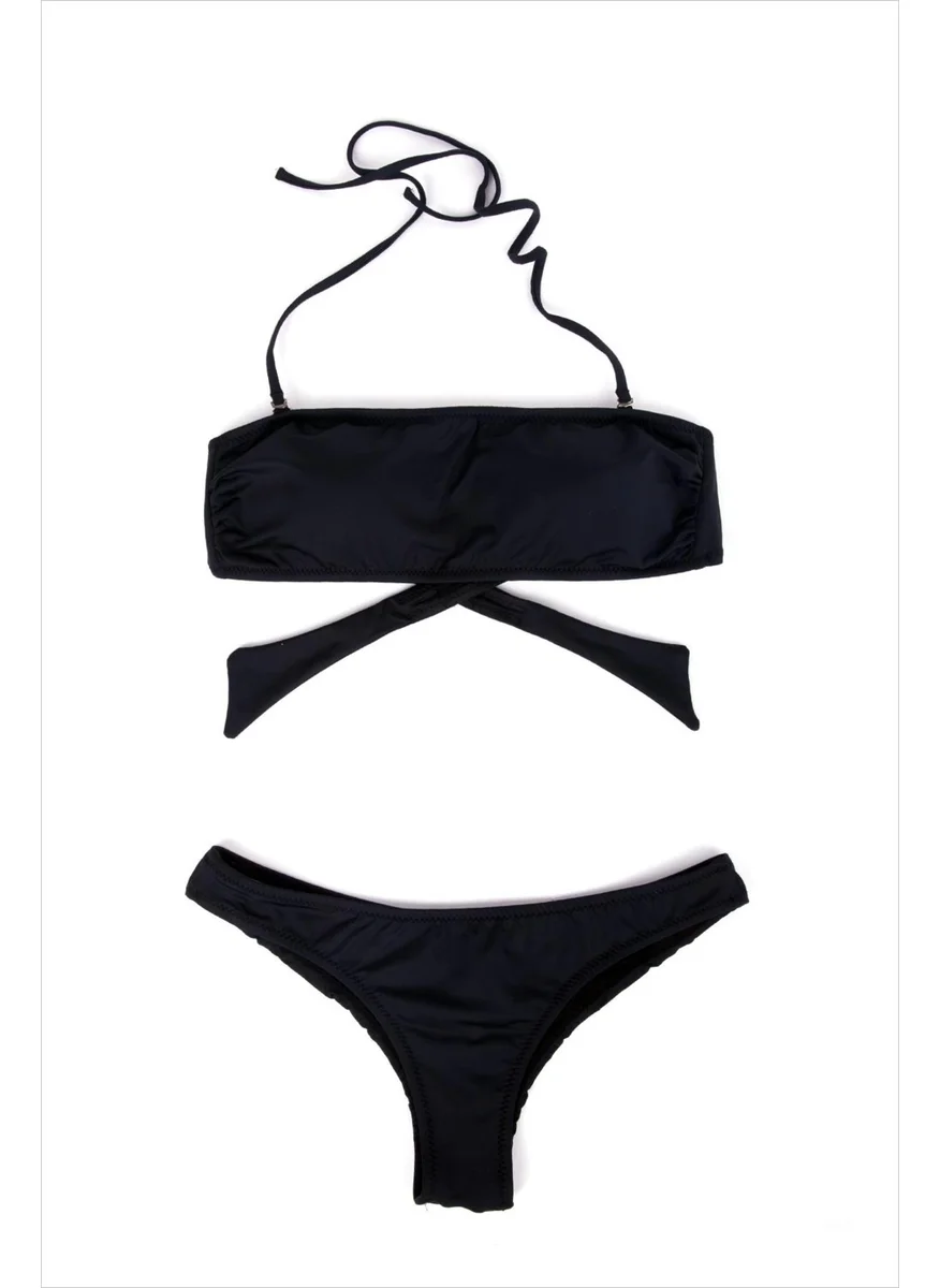 Ayyıldız 5424 Black Brazilian Bikini Set