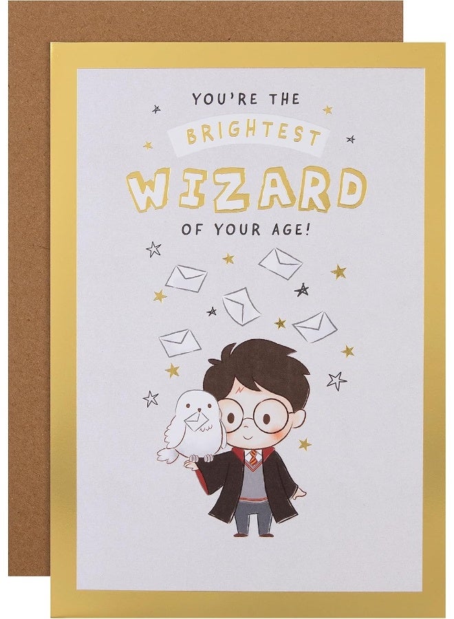 UK Greetings Harry Potter You're The Brightest Wizard Of Your Age! Birthday Card - Image 2