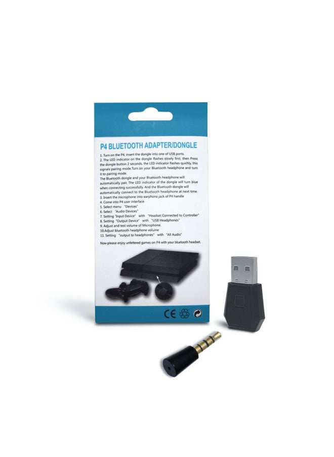 PS4 Host 4.0 Bluetooth Adapter Usb Interface Ps4 Bluetooth Audio Adapter Compatible PC-Product Color:Black  - Image 2