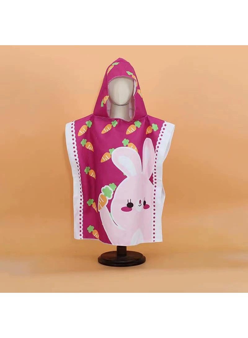 Y&D 60*120cm Printed Quick Drying Hooded Soft Bath Towel - Image 1