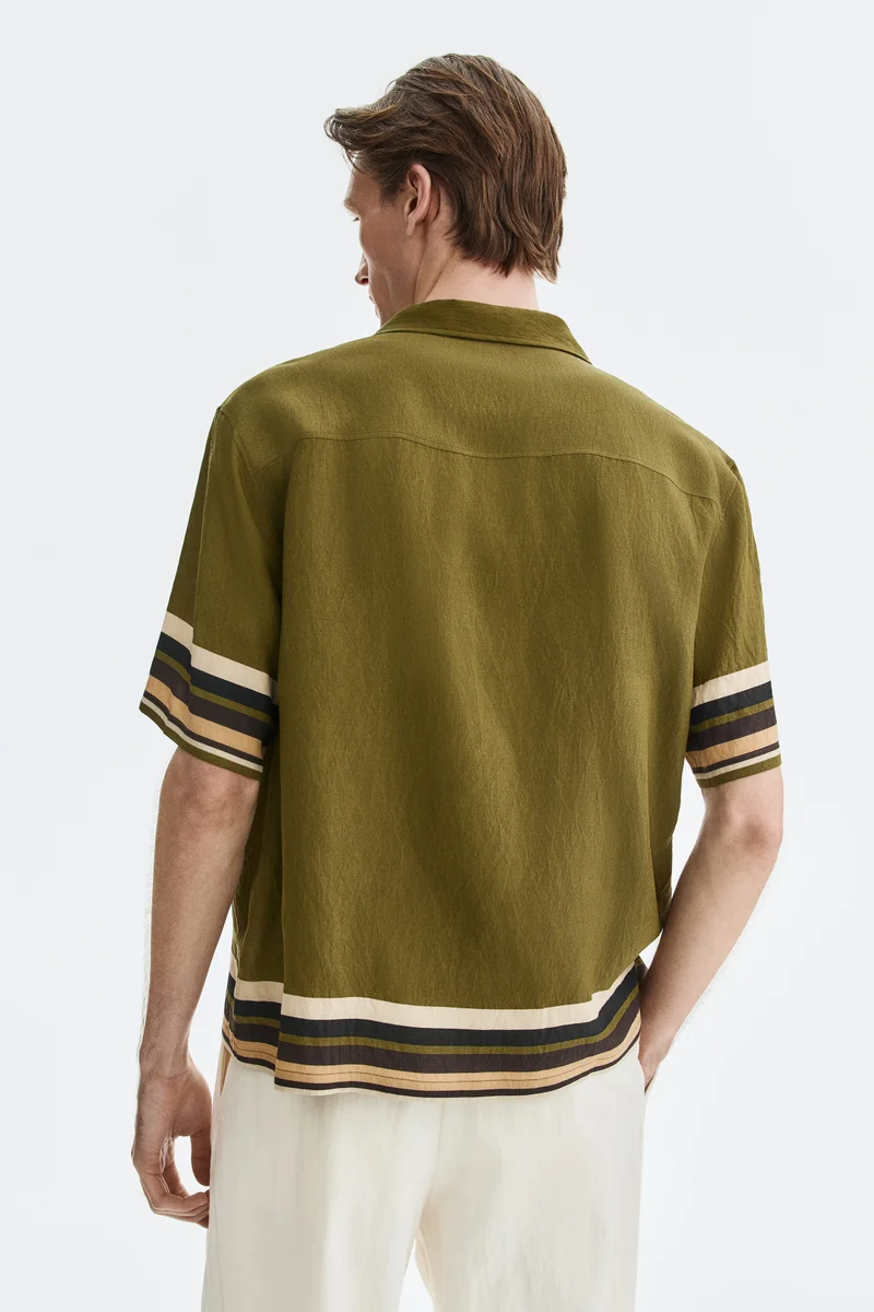H&M  Relaxed Fit Resort shirt for Men | Best Price UAE