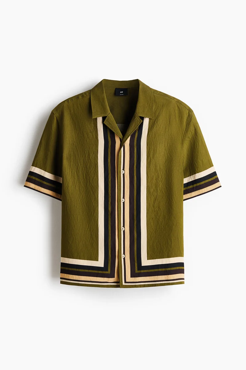 H&M  Relaxed Fit Resort shirt for Men | Best Price UAE