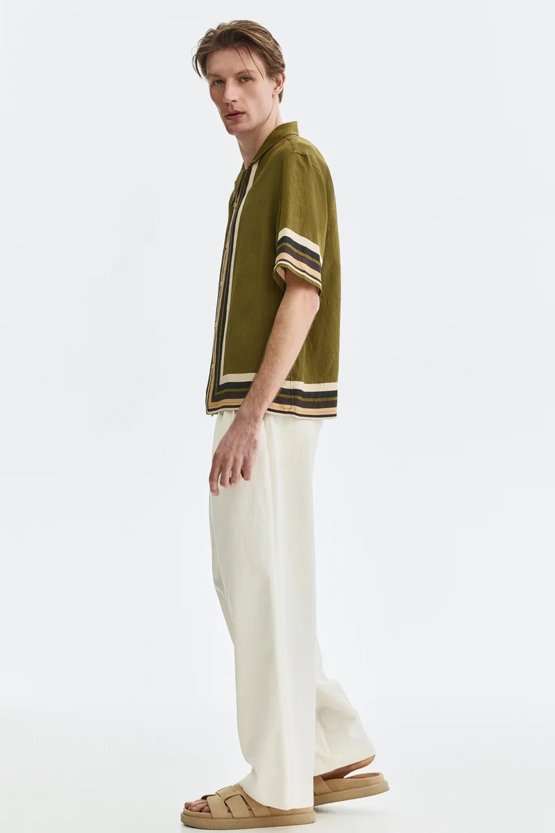 H&M  Relaxed Fit Resort shirt for Men | Best Price UAE