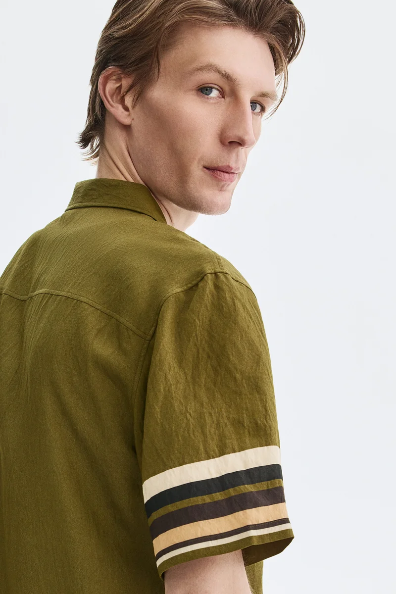 H&M  Relaxed Fit Resort shirt for Men | Best Price UAE