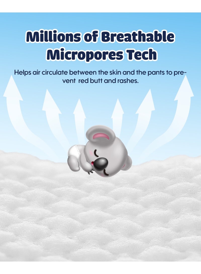 Aiwibi Night Plus Baby Pants Size 5-XL (12-17kg) 40's - Pack Of 4 - Image 4