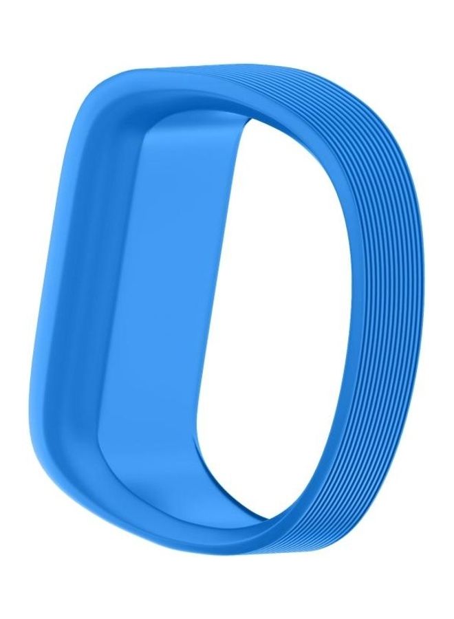 NIBEMINENT Silicone Sport Wrist Strap For Garmin Blue - Image 2