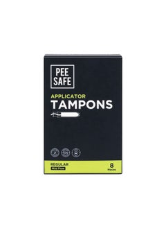 Pee Safe Applicator Tampons For Regular Flow 8 Pieces | Easy To Use | Leak Proof | Ultra Soft & Comfortable | Highly Absorbent | Bpa Free | Fda Approved - pzsku/Z1AB5F576E11252200D2AZ/45/_/1735567087/05d50395-1397-4e8f-8aec-40461496a7d5