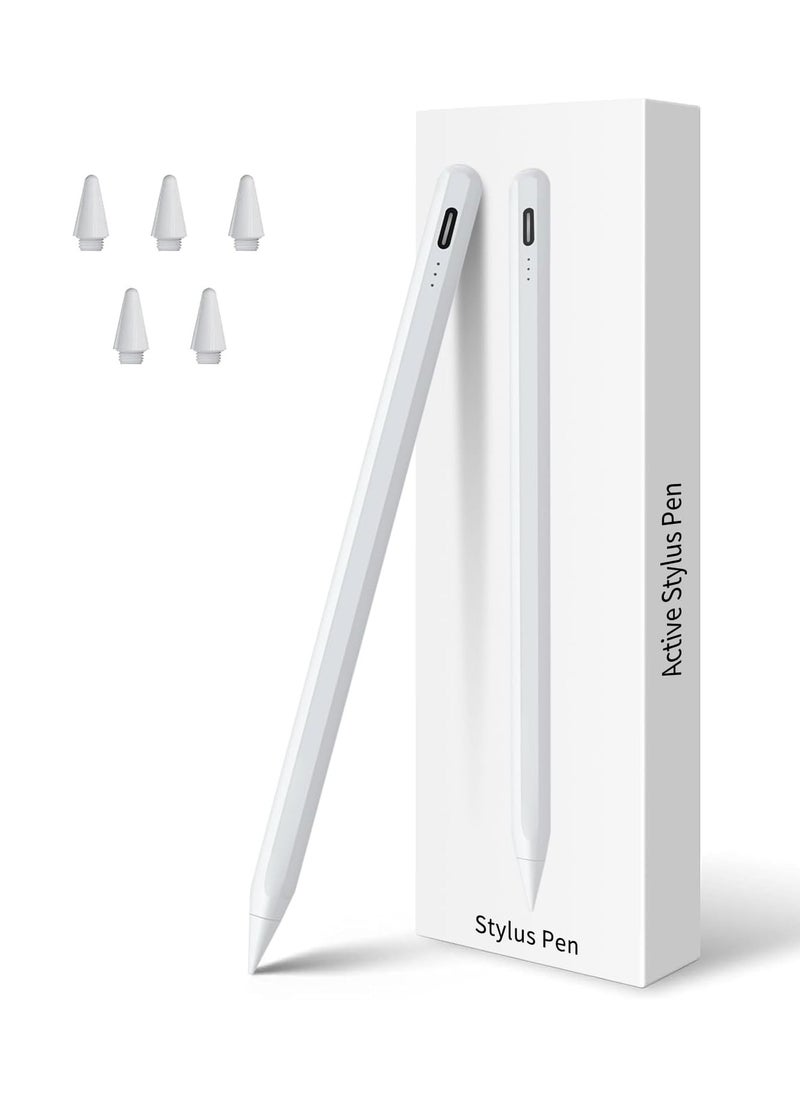 Generic - Fast Charging Stylus Pen for iPad 9th & 10th Generation – Palm Rejection, Tilt Sensitivity, Magnetic Attachment, Compatible with iPad 2018-2024 - Image 1