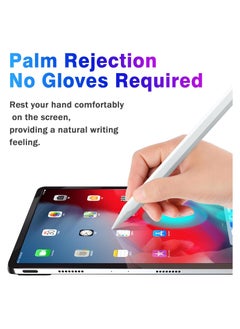 Generic Fast Charging Stylus Pen for iPad 9th & 10th Generation – Palm Rejection, Tilt Sensitivity, Magnetic Attachment, Compatible with iPad 2018-2024  - Image 4