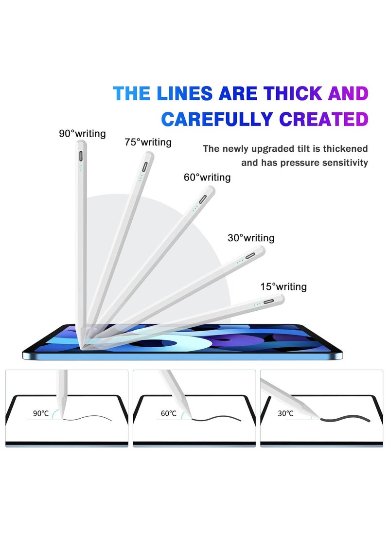 Generic - Fast Charging Stylus Pen for iPad 9th & 10th Generation – Palm Rejection, Tilt Sensitivity, Magnetic Attachment, Compatible with iPad 2018-2024 - Image 1