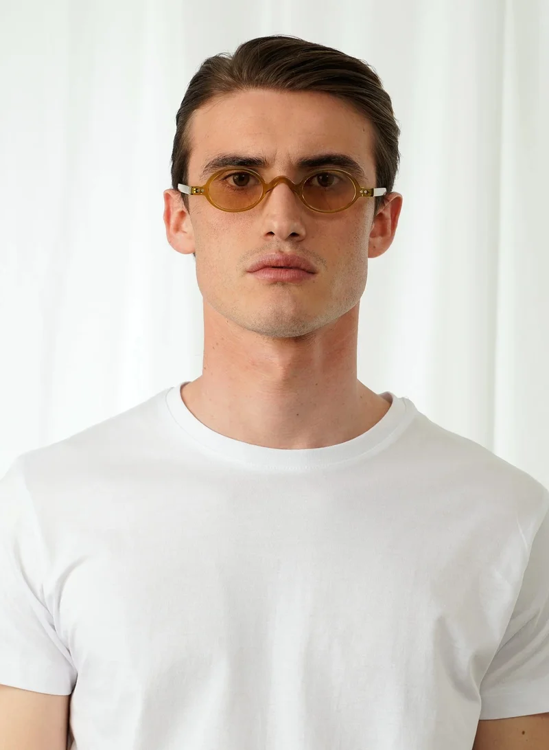 Explicit Poets Explicit Poets Unisex LIAM Olive - Light Brown Stylish Sunglasses, 9EP9