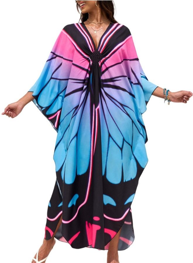 Tepveisoy Women's Dress,Cover Up Beach Dresses,Vacation Loose Robe,Bikini,Sun-protective Smock - Image 1