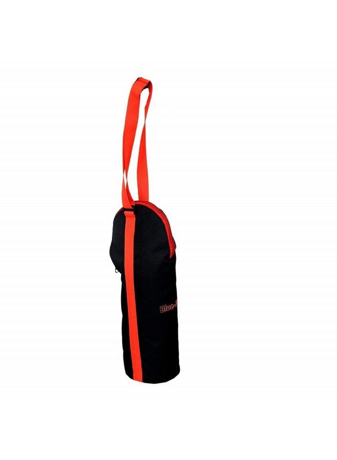 Kuber Industries Bottle Cover|Canvas Water Bottle Bag| Water Bottle Cover|Water Bottle Bag 1 LTR|Zipper Closure with Adjustable Strap|Black - Image 3