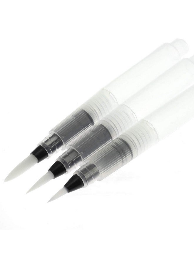 Lind Kitchen 3Pcs Water Coloring Brush Pens Portable Brush Pencil Soft Watercolor Brush Pen For Beginner Painting Drawing Art Supplies 122Mm Pointed Head - Image 1